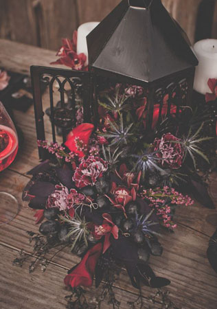 Dark Romance: 60 идей для свадьбы накануне Хэллоуина 