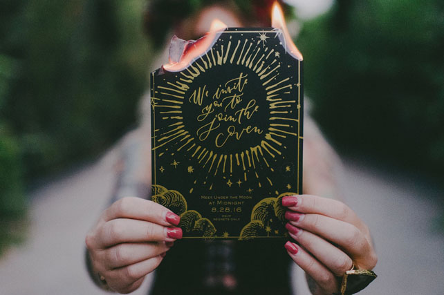 Dark Romance: 60 идей для свадьбы накануне Хэллоуина 