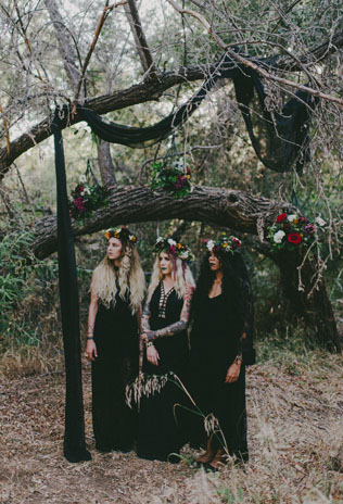 Dark Romance: 60 идей для свадьбы накануне Хэллоуина 