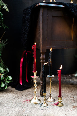 Dark Romance: 60 идей для свадьбы накануне Хэллоуина 