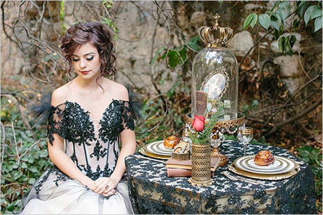 Dark Romance: 60 идей для свадьбы накануне Хэллоуина 