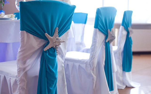 Украшение стульев в морском стиле