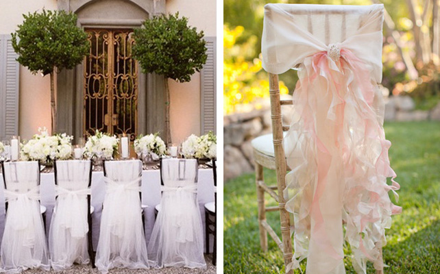 Декор стульев с помощью ткани