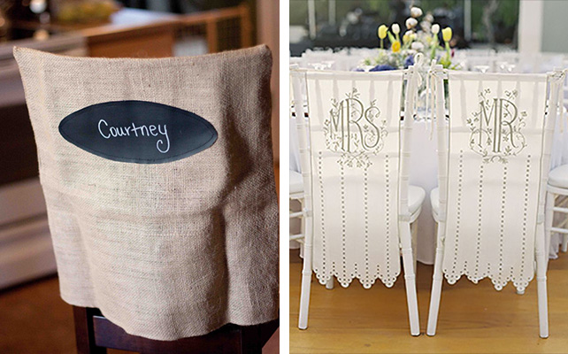 Декор стульев с помощью ткани