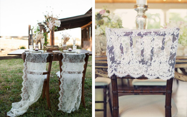 Декор стульев с помощью ткани