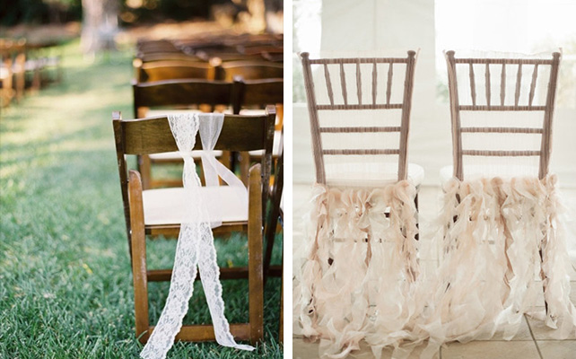 Декор стульев с помощью ткани