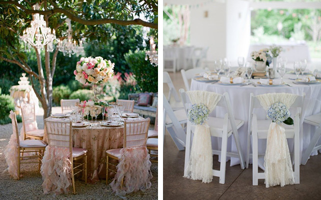 Декор стульев с помощью ткани