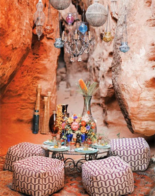 декор летней свадьбы, свадьба в марокканском стиле