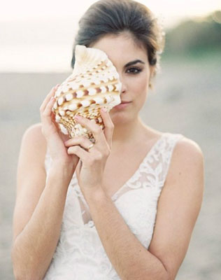 декор летней свадьбы, ракушки в декоре свадьбы