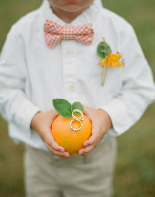 декор летней свадьбы, цитрусовая свадьба