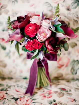 Особый шик: свадебный декор из бархата 