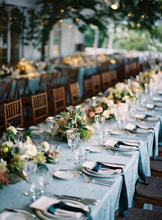 Особый шик: свадебный декор из бархата 