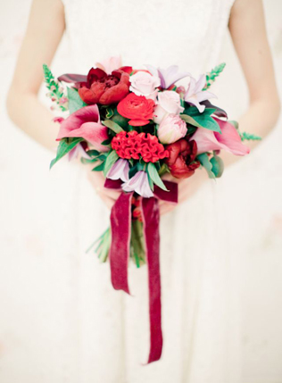 Особый шик: свадебный декор из бархата 