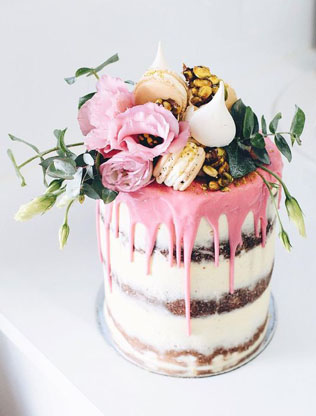 5 сладких трендов: декор для свадебного торта 