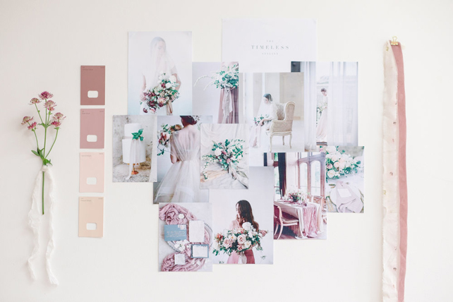 свадебный мудборд 
