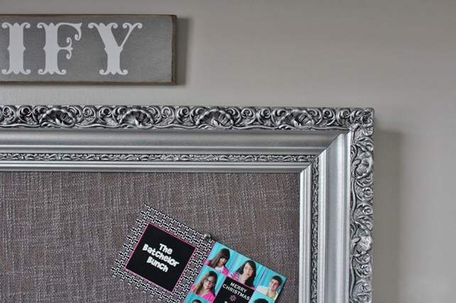 мудборд на ткани в багете 