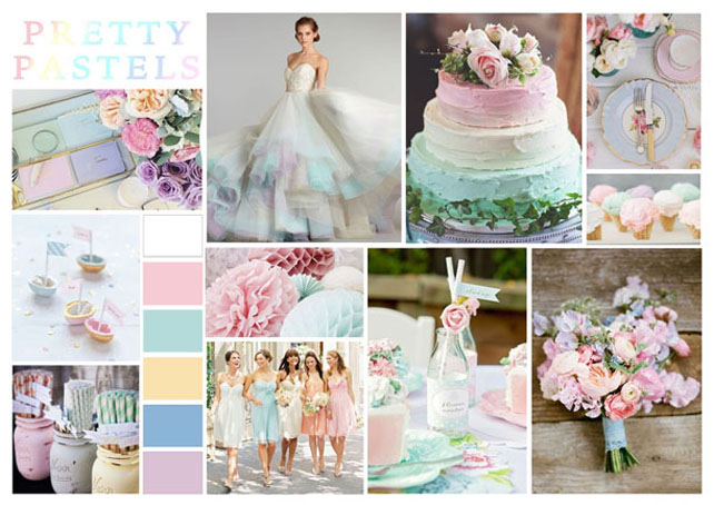 свадебный мудборд в пастельных тонах, Важно одним-двумя словами обозначить ключевую мысль или задать настроение. Сделайте название простым и запоминающимся. Можно также подобрать несколько ключевых слов для описания свадебной концепции, ведь многие запоминают вербальное описание лучше, чем визуальный ряд.