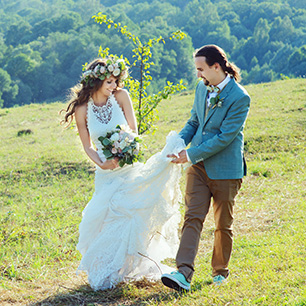 Деревенская свадьба в стиле рустик: Алексей и Дарья