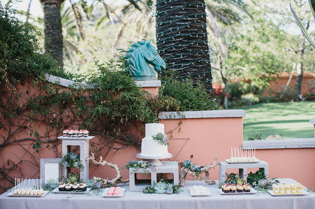 Тренд 2017 года: стильные свадебные детали из бетона 