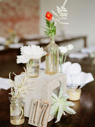 Тренд 2017 года: стильные свадебные детали из бетона 