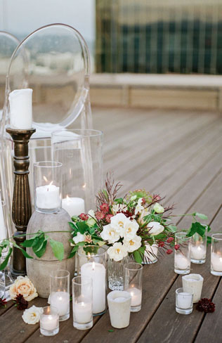 Тренд 2017 года: стильные свадебные детали из бетона 