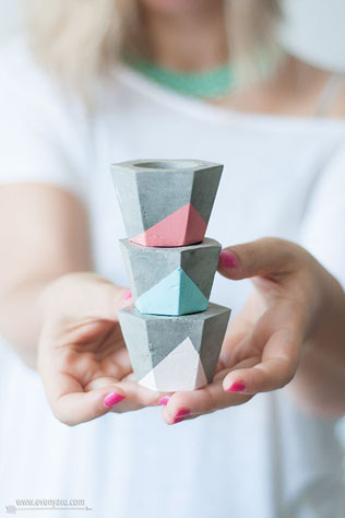 Тренд 2017 года: стильные свадебные детали из бетона 