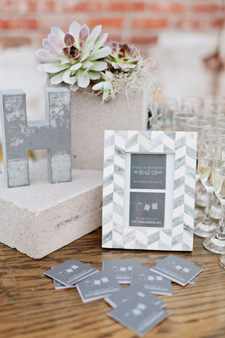 Тренд 2017 года: стильные свадебные детали из бетона 