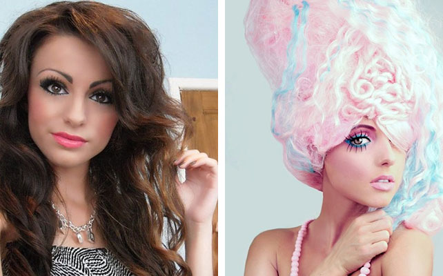 Девичник в стиле Барби, макияж в стиле Барби