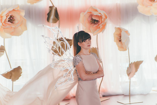 Фотосессия на девичник, образ невесты