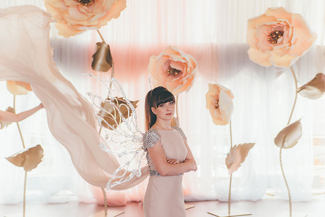 Фотосессия на девичник, образ невесты