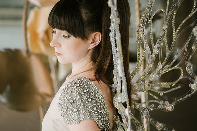 Фотосессия на девичник, образ невесты