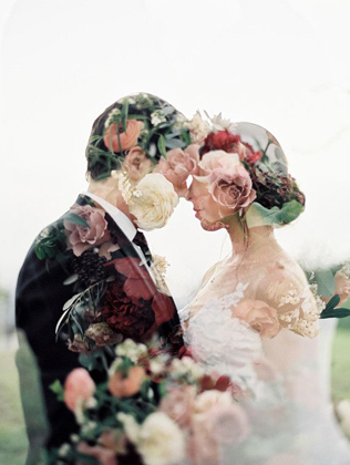 Вдохновение: свадебные фотографии с двойной экспозицией 