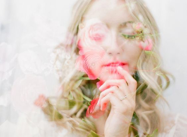 Вдохновение: свадебные фотографии с двойной экспозицией 