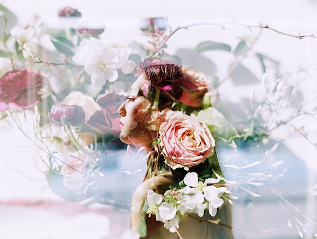 Вдохновение: свадебные фотографии с двойной экспозицией 