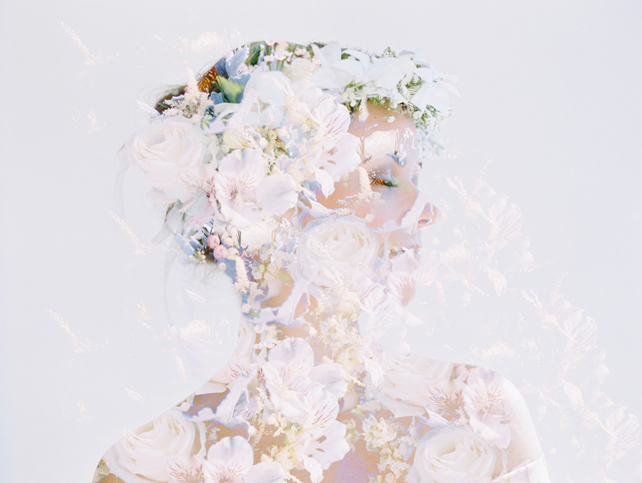 Вдохновение: свадебные фотографии с двойной экспозицией 