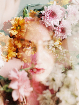 Вдохновение: свадебные фотографии с двойной экспозицией 