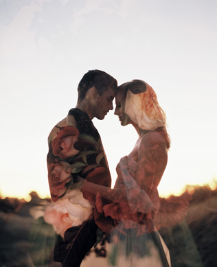 Вдохновение: свадебные фотографии с двойной экспозицией 