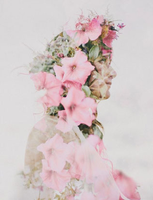 Вдохновение: свадебные фотографии с двойной экспозицией 