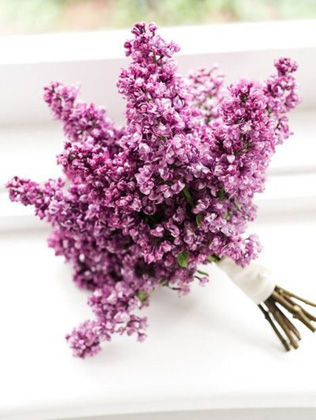 Душистая сирень: 35 идей для свадебного букета 