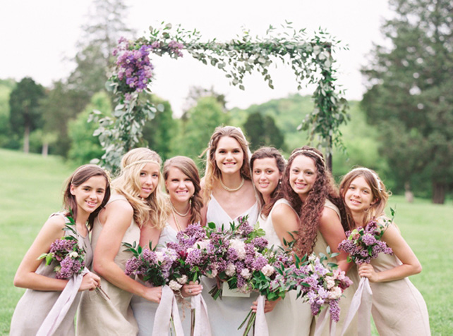 Душистая сирень: 35 идей для свадебного букета 