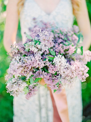 Душистая сирень: 35 идей для свадебного букета 