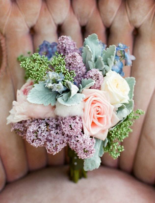 Душистая сирень: 35 идей для свадебного букета 