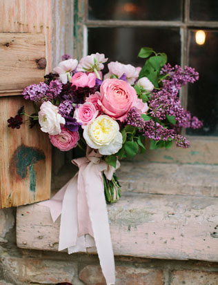 Душистая сирень: 35 идей для свадебного букета 