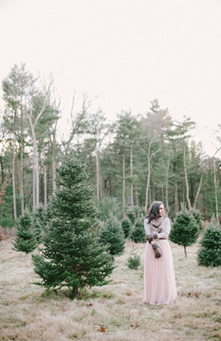 Свадьба в деталях: ели и еловые ветки 