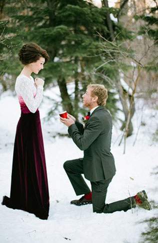 Свадьба в деталях: ели и еловые ветки 