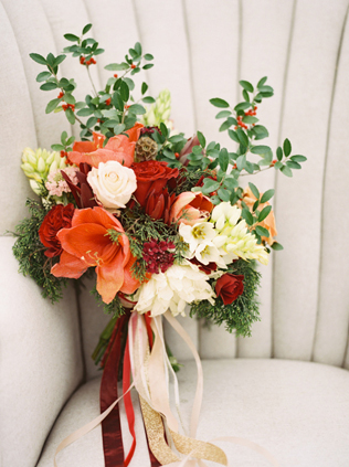 Свадьба в деталях: ели и еловые ветки 