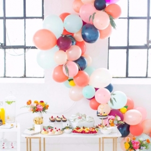 Вдохновение: объемные гирлянды и арки из воздушных шариков