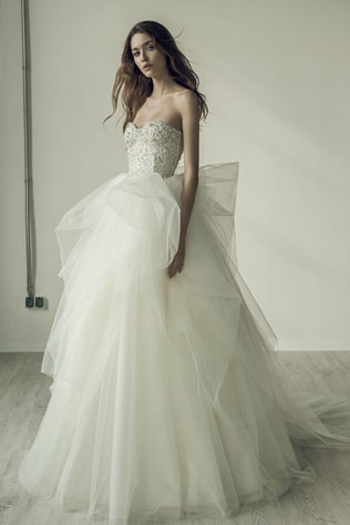 Коллекция свадебных платьев Ersa Atelier осень-зима 2017 