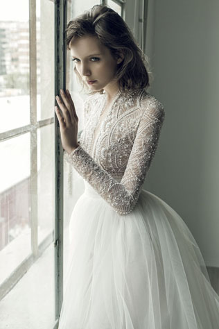 Коллекция свадебных платьев Ersa Atelier осень-зима 2017 