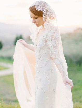 Фата-мантилья: секреты выбора 